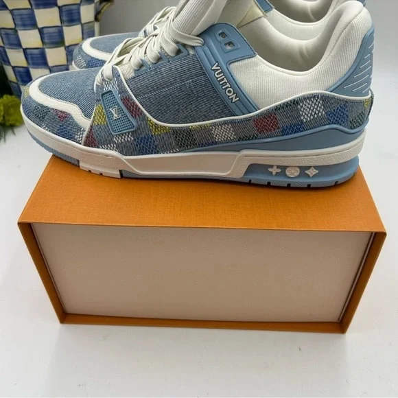 Men’s Louis Vuitton X Murakami trainer sneaker size 10 fits 11 US. Made Italy. - Picture 7 of 12